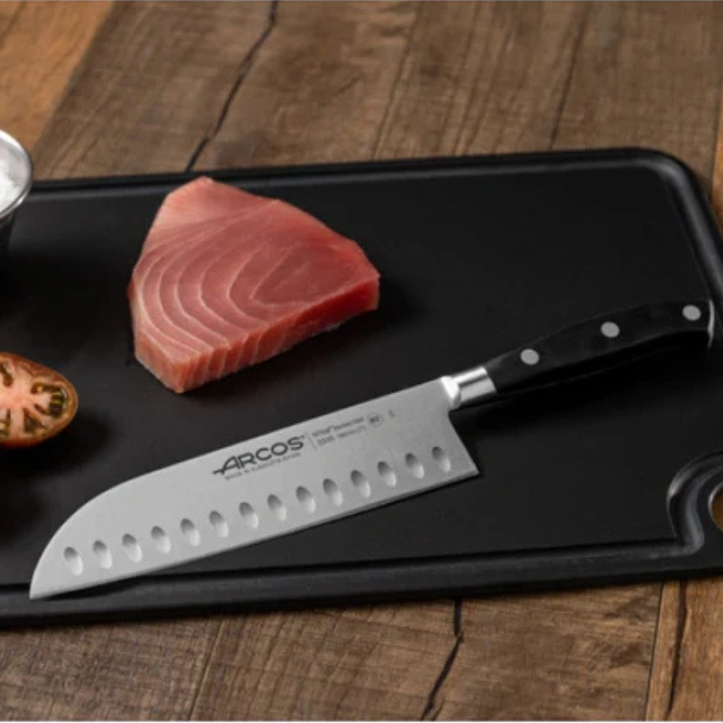 couteau Santoku Lame Alvéolée 18cm  ARCOS