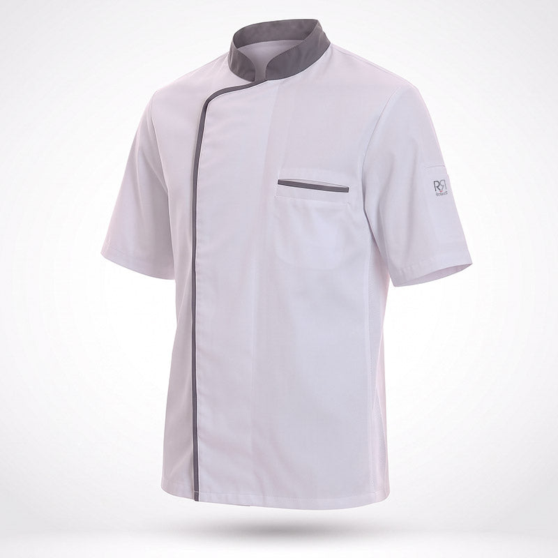 Veste Energy Robur grise et blanche manches courtes