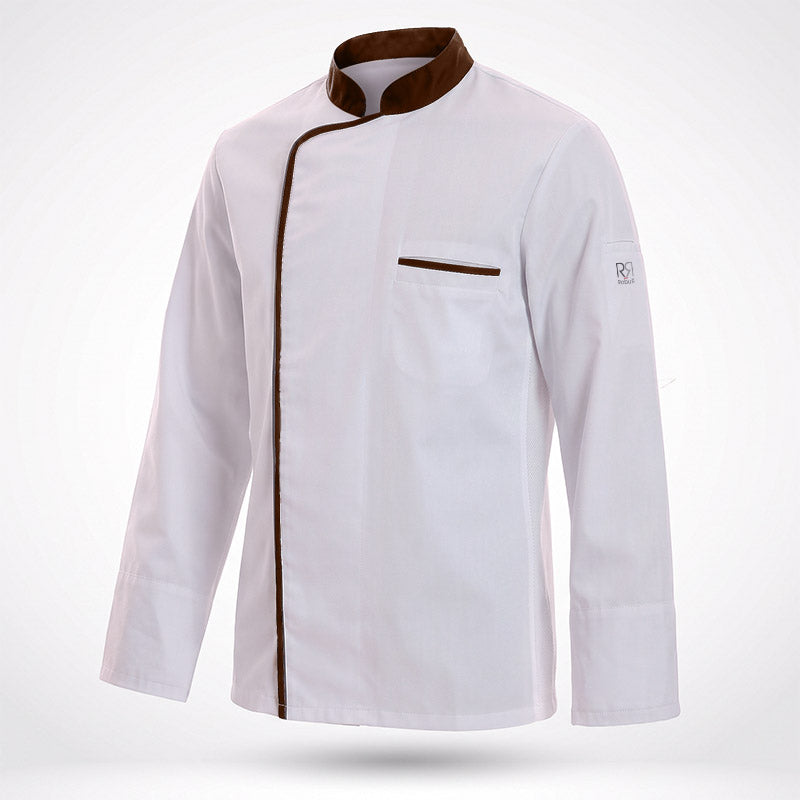 Veste Energy Robur mokka et blanche manches longues