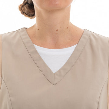 Chasuble de travail Alba par Manelli en beige col
