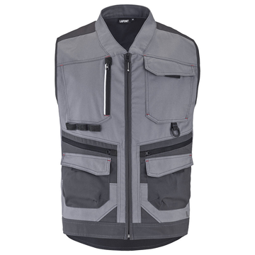 Veste de Travail Sans Manches Homme Trowel - LAFONT I Gris-Charcoal
