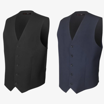 gilet de service Robur noir et bleu marine 