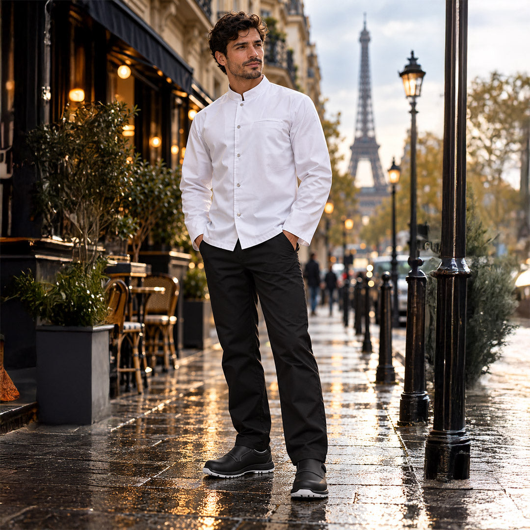 Intemporel - Look de cuisine hiver pour Homme.