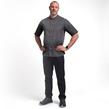 Veste de Cuisine Homme Gaufrée Paris - MANELLI