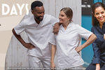 Jusqu’à 40€ offerts sur vos achats pros ! Cuisine, workwear et médical, choisissez vos vêtements pros !