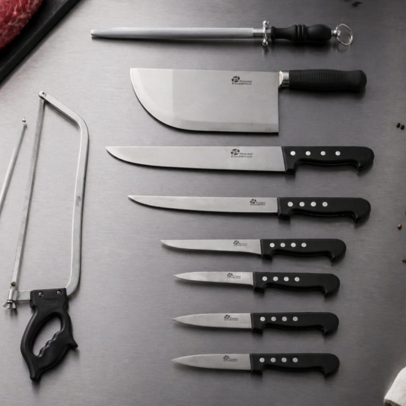 mallette de boucher 9 couteaux 