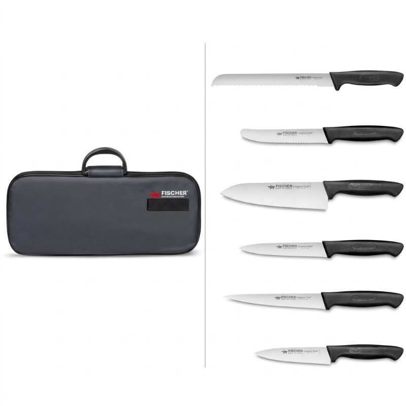 mallette de cuisine 6 couteaux Fischer 