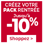 Créez votre Pack Apprenti pour la rentrée pro jusqu'à -10% de remise avec Manelli !