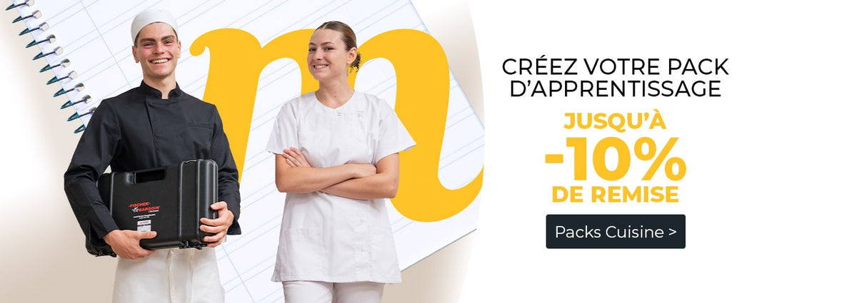 Trouvez votre tenue d'apprentissage chez Manelli pour votre rentrée PRO !