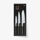 Set 3 Couteaux Japonais 67S-310 WASABI BLACK - KAI