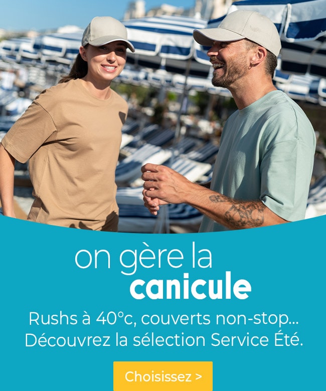 Sélection de vêtements de service été contre la canicule Manelli