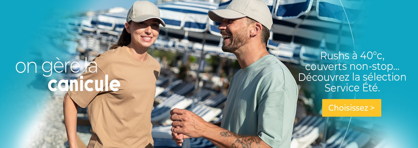 Sélection de vêtements de service été contre la canicule Manelli
