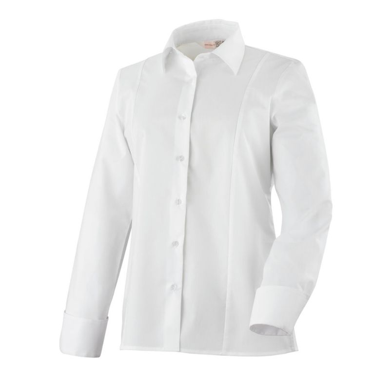 Chemisier de Service Femme Manches Longues Blanc Tera - ROBUR