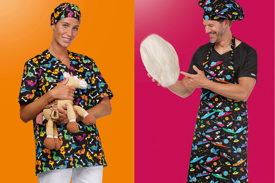 veste et tablier de cuisine 