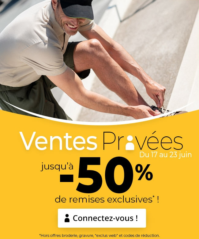 Ventes Privées Manelli : des offres sur vos vêtements de travail, chaussures et baskets de sécurité - Connectez-vous