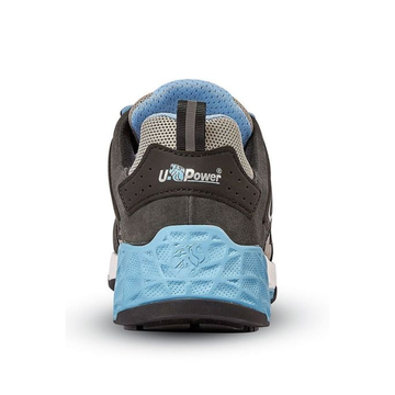 Chaussures de Sécurité Basse Unisexe Arya ESD Gris Bleu - UPOWER I ARRIERE