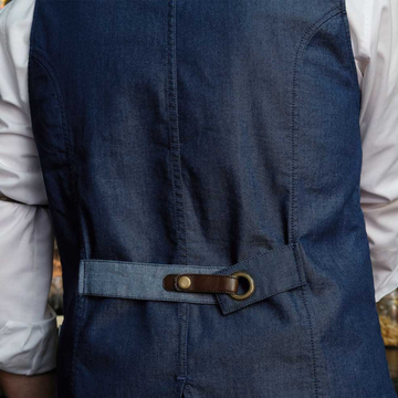 dos gilet de service homme 