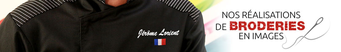 Nos réalisations de broderies en images