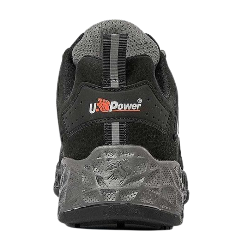 Chaussures de Sécurité Unisexe Basses Gregor ESD S3S Noir - UPOWER I ARRIERE