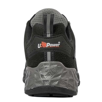 Chaussures de Sécurité Unisexe Basses Gregor ESD S3S Noir - UPOWER I ARRIERE