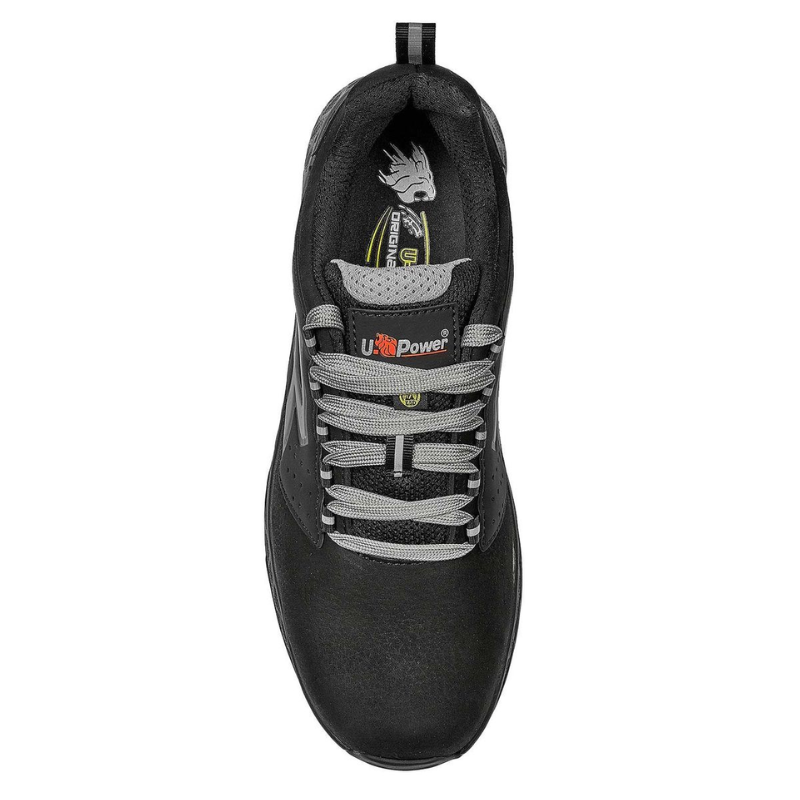 Chaussures de Sécurité Unisexe Basses Gregor ESD S3S Noir - UPOWER I DETAILS AVANT