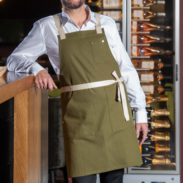 Tablier de Cuisine à Bavette Jorel – ROBUR I KAKI