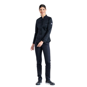 Veste de Cuisine Sabor Femme Manches Longues - CHAUD DEVANT I NOIR