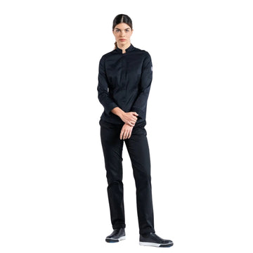 Veste de Cuisine Sabor Femme Manches Longues - CHAUD DEVANT I NOIR