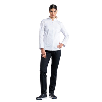 Veste de Cuisine Sabor Femme Manches Longues - CHAUD DEVANT I BLANC