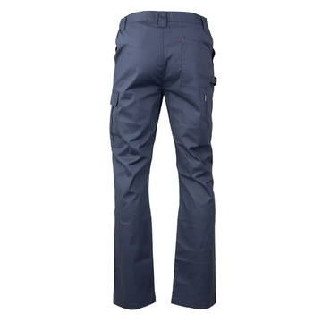 Pantalon de Travail Homme Stretch Léger et Résistant avec Poches Genouillères Sans Métal - LMA I MARINE dos