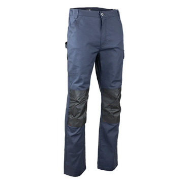 Pantalon de Travail Homme Stretch Léger et Résistant avec Poches Genouillères Sans Métal - LMA I MARINE profil