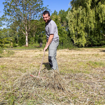 Pantalon de Travail Homme Stretch Léger et Résistant avec Poches Genouillères Sans Métal - LMA I KAKI pantalon paysagiste et jardinier