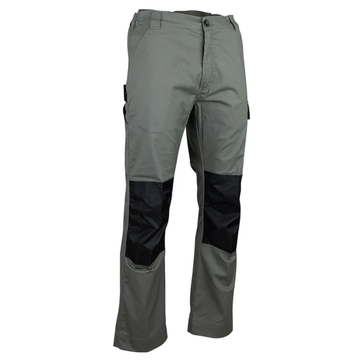 Pantalon de Travail Homme Stretch Léger et Résistant avec Poches Genouillères Sans Métal - LMA I KAKI profil