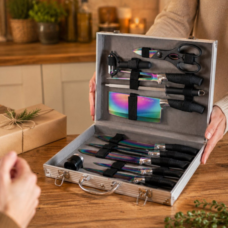 mallette de cuisine titane pradel 