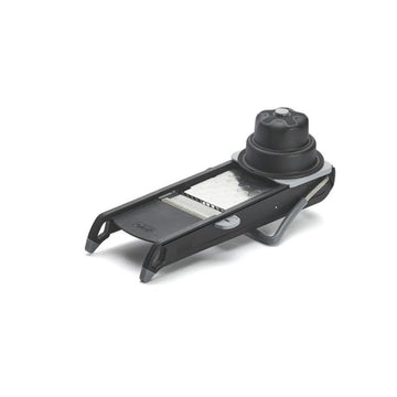 Mandoline De Buyer Swing Plus avec chariot et poussoir ergonomique