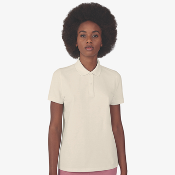 Polo de Travail Femme 100% Coton - B&C - beige
