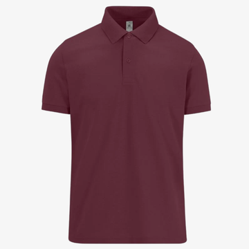 polo de travail homme bordeaux 