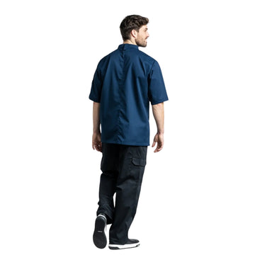 Veste de Cuisine Sabor Homme en Multi Coloris avec Manches Courtes - CHAUD DEVANT I NAVY I Dos