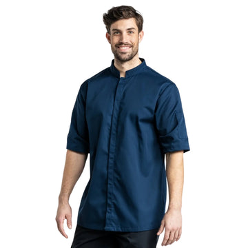 Veste de Cuisine Sabor Homme en Multi Coloris avec Manches Courtes - CHAUD DEVANT I NAVY