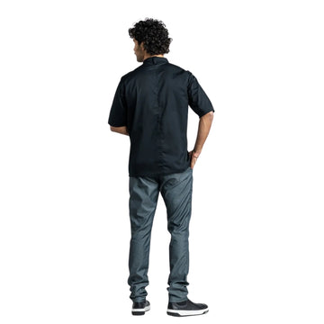 Veste de Cuisine Sabor Homme en Multi Coloris avec Manches Courtes - CHAUD DEVANT I NOIR I Dos