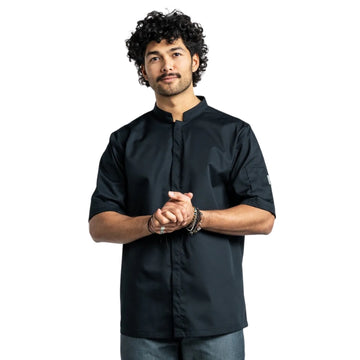 Veste de Cuisine Sabor Homme en Multi Coloris avec Manches Courtes - CHAUD DEVANT I NOIR