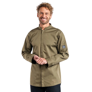Veste de Cuisine Sabor Homme en Multi Coloris avec Manches Longues - CHAUD DEVANT I OLIVE