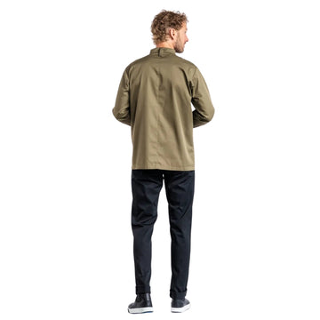 Veste de Cuisine Sabor Homme en Multi Coloris avec Manches Longues - CHAUD DEVANT I OLIVE