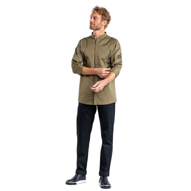 Veste de Cuisine Sabor Homme en Multi Coloris avec Manches Longues - CHAUD DEVANT I OLIVE