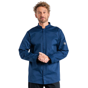Veste de Cuisine Sabor Homme en Multi Coloris avec Manches Longues - CHAUD DEVANT I NAVY