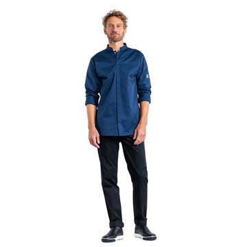 Veste de Cuisine Sabor Homme en Multi Coloris avec Manches Longues - CHAUD DEVANT I NAVY
