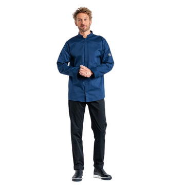 Veste de Cuisine Sabor Homme en Multi Coloris avec Manches Longues - CHAUD DEVANT I NAVY