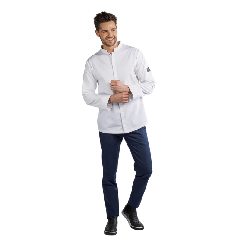 Veste de Cuisine Sabor Homme en Multi Coloris avec Manches Longues - CHAUD DEVANT I BLANC