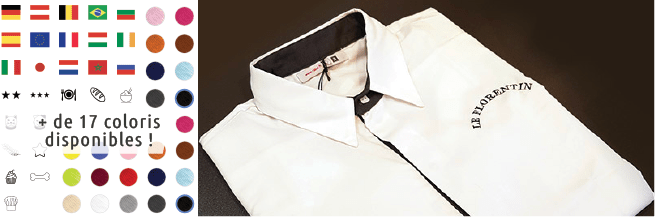 Veste de cuisine personnalisée