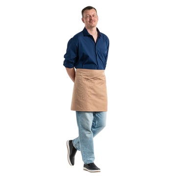 Tablier de Cuisine 3 Poches - CHAUD DEVANT I LATTE